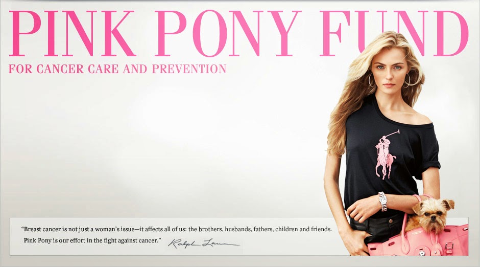 My Fabulous Boobies|  Ralph Lauren Pink Pony Fund 