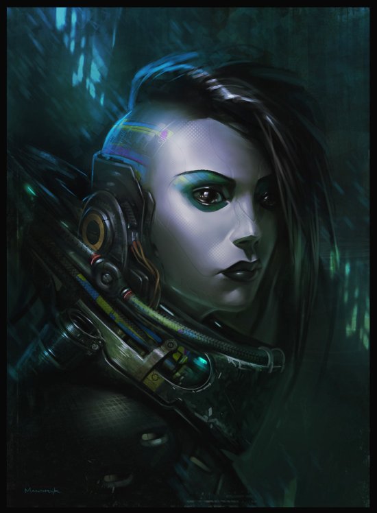 As sombrias ilustrações de ficção científica de Daryl Mandryk Daryl Mandryk artstation arte ilustrações ficção científica sombrio robôs futuristas alienígenas