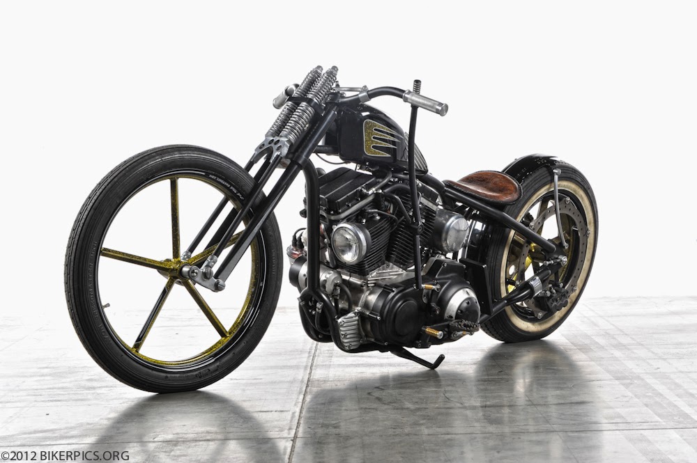 Hell Kustom : Harley Davidson By Led Sled Customs