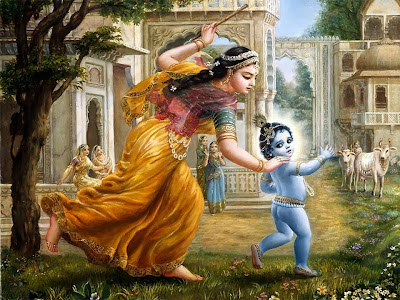 Wallpaper Mahabharat-Krishna-Play-With-Gopi-HD