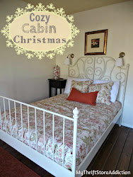 cozy cabin christmas bedroom