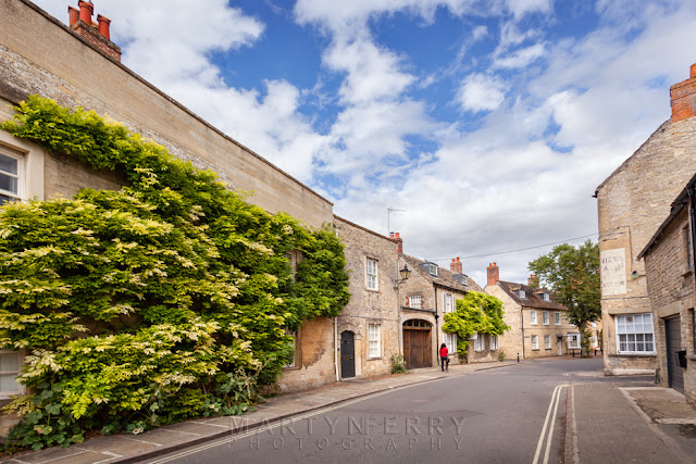 Quiet Woodstock road in the Oxfordshire Cotswolds by Martyn Ferry Photography