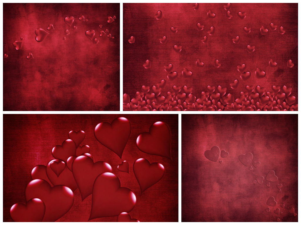 valentines day Red textures larger preview
