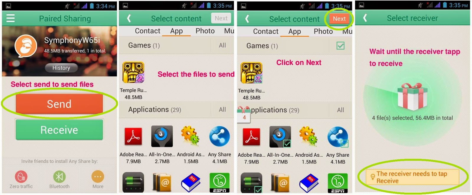 How To Transfer File To Android Using Free File Sharing Apps (QieZi Folder)