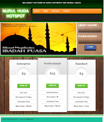 Template Login Page Hotspot Bulan Ramadan