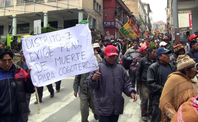 En 2012 en El Alto se redujeron en 81% casos de muertes violentas