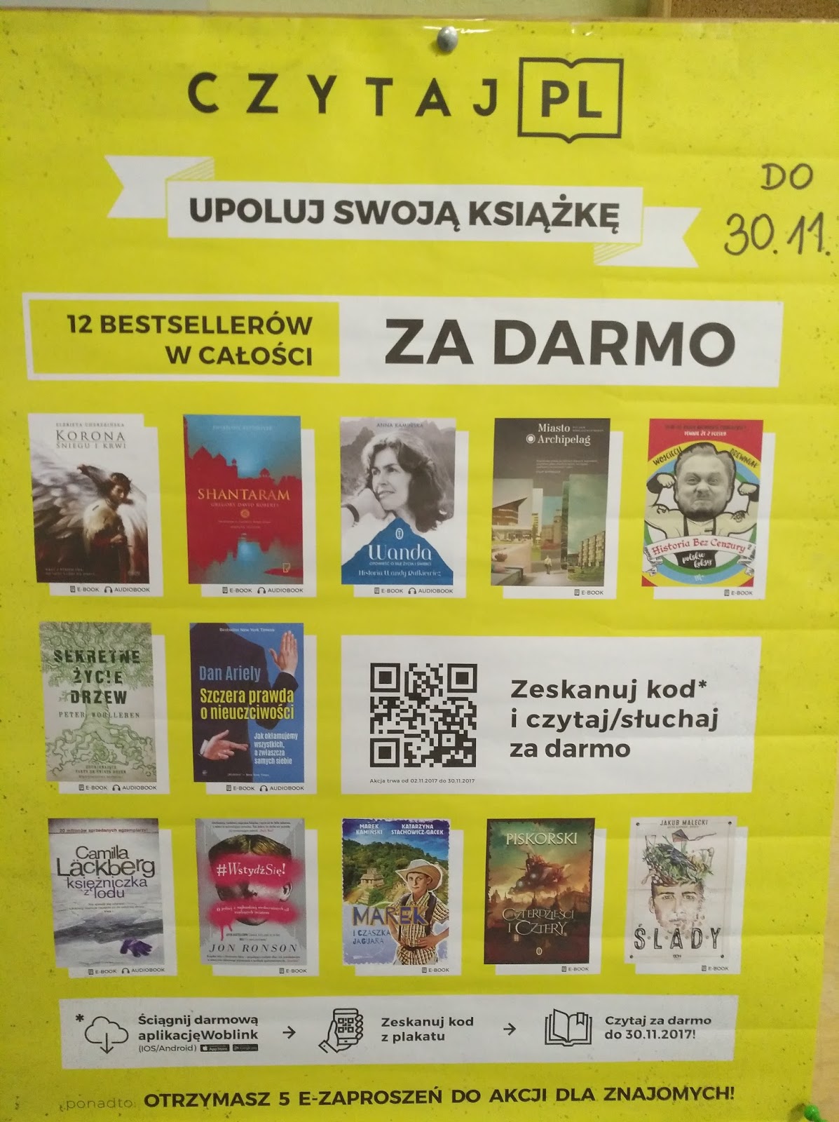 Za 331 Zł Kupiono 3 Jednakowe Audiobooki Biblioteka Szkolna: „Czytaj PL-”ebooki i audiobooki za darmo do końca