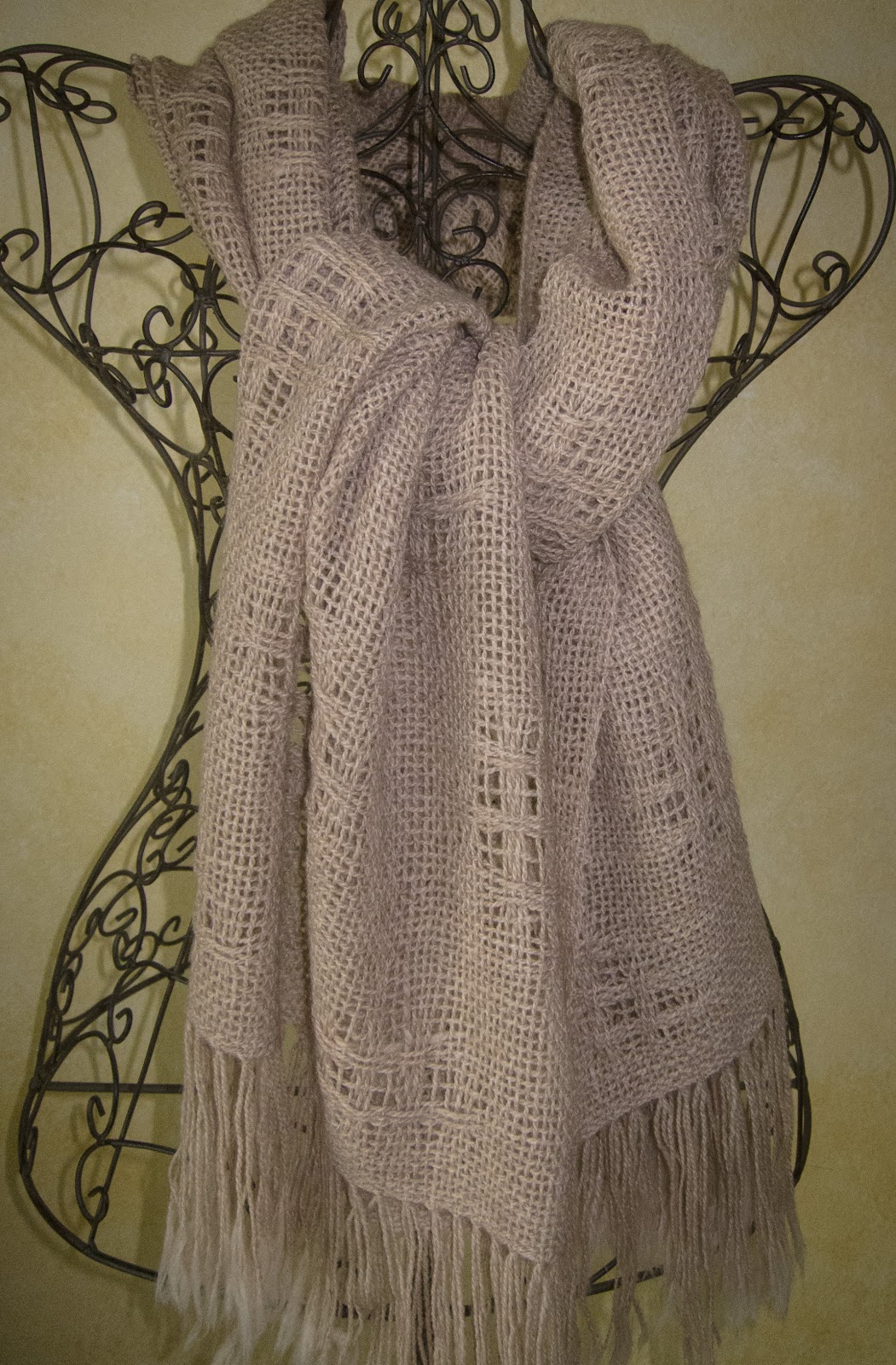 Deanna's Weaving New Shawls and a Scarf from the Thrums