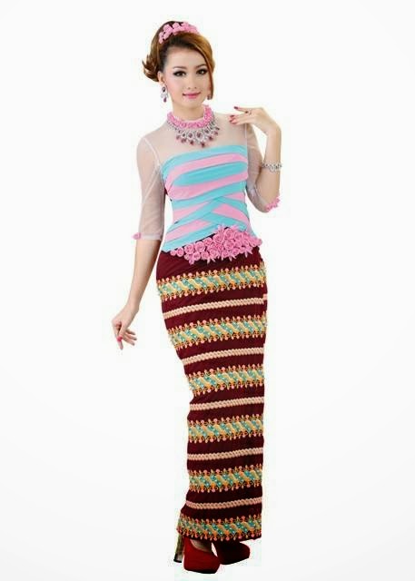 Yu Thandar Tin - I Love Myanmar Dress