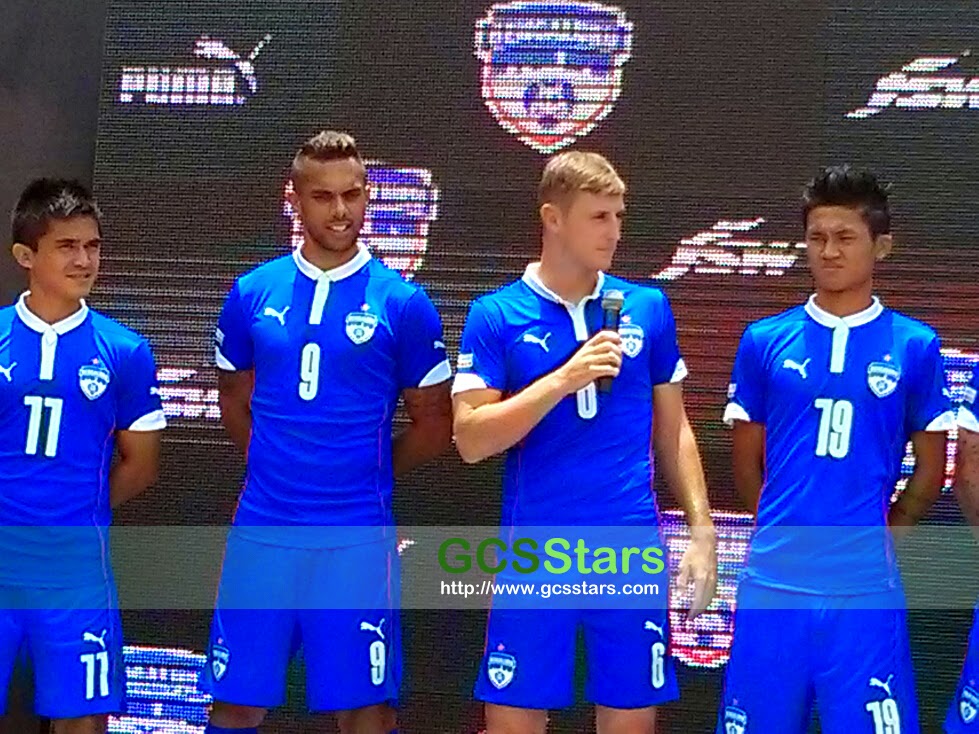 Football in Bangalore [PICS] Bengaluru FC home kit 201415