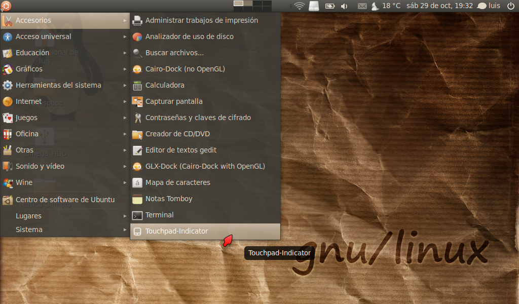 ACTIVAR/DESACTIVAR TOUCHPAD EN UBUNTU