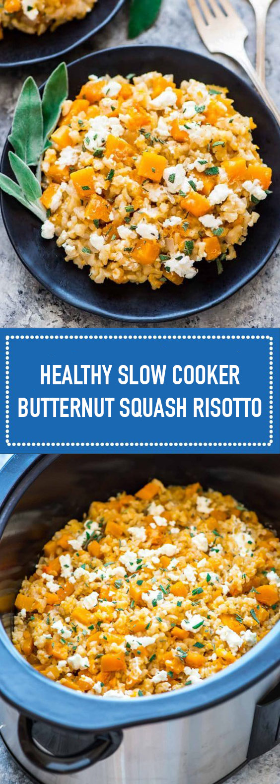 Healthy Slow Cooker Butternut Squash Risotto Healthy Slow Cooker Butternut Squash Risotto