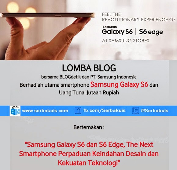 Kontes Blog Samsung S6 Berhadiah Samsung Galaxy S6