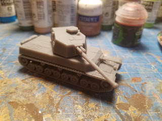 15mm, Type 5 Chi Ri tank, Japanese, 3d printed