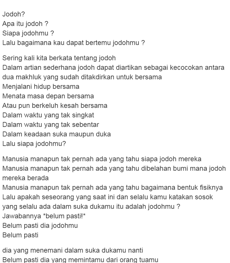 Jodohmu Cerminan Dirimu Karena Wanita Baik Baik Hanya Untuk Pria