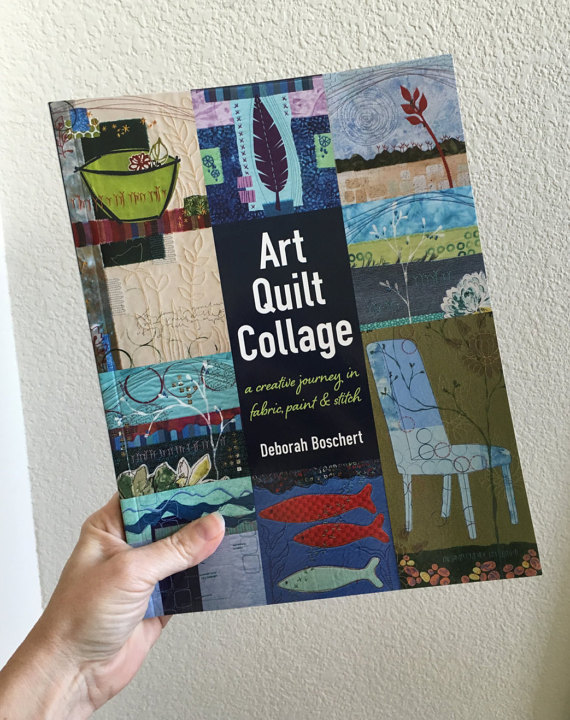 JaneVille Art Quilt Collage A Creative Journey in Fabric, Paint and