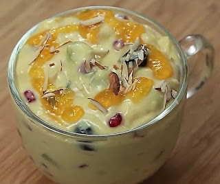 How to make fruit custard at home step by step