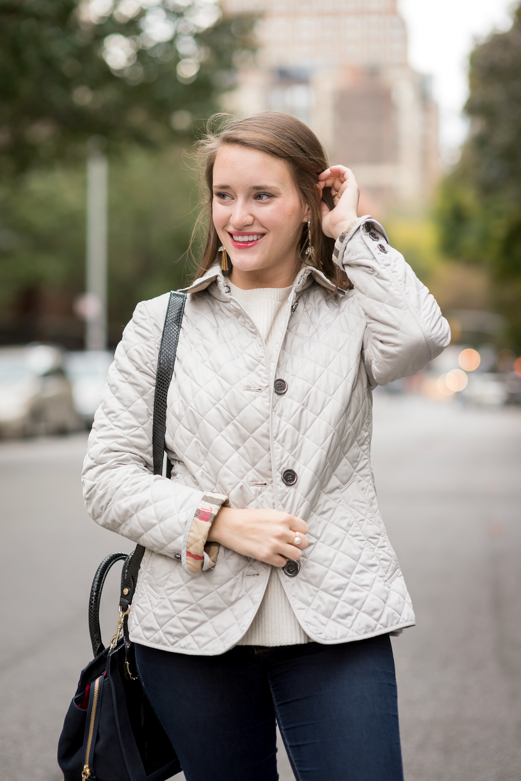 Ted Baker Peplum Sweater and Jack Rogers Driving Moc | Connecticut ...
