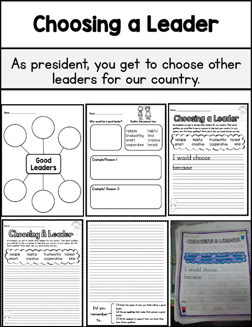 Sarah's First Grade Snippets: President's Day Activities