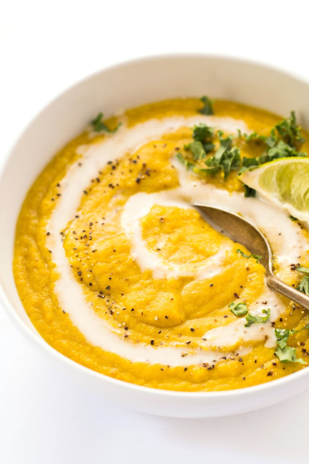 Delicious Healing Turmeric Cauliflower Soup