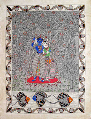 Madhubani Painting (Bihar) IMAGES, GIF, ANIMATED GIF, WALLPAPER, STICKER FOR WHATSAPP & FACEBOOK