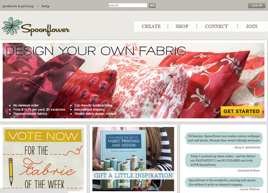 Laurie Wisbrun Scarlet Fig Spoonflower news and a giveaway!