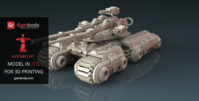 Mammoth Tank 3D printable
