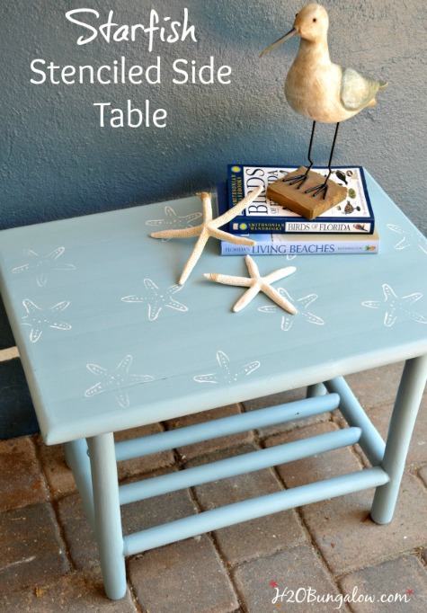 Coastal Stencil Furniture Makeovers