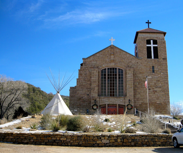 Living Rootless: Mescalero, New Mexico: St. Joseph Apache Mission Church