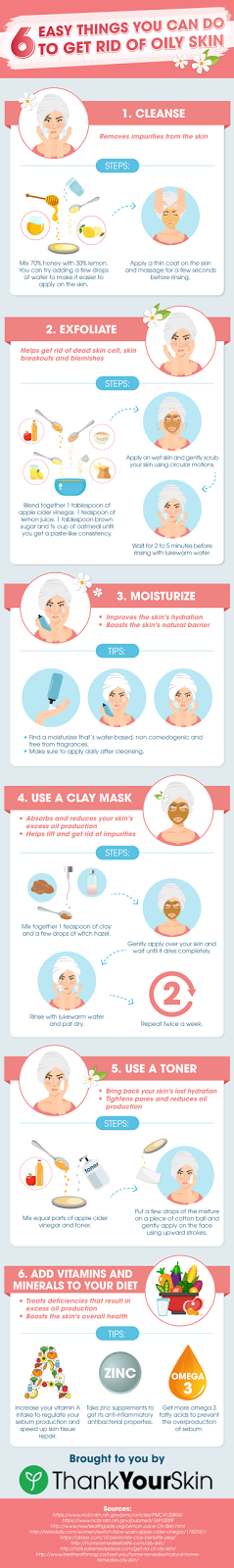 6 Easy Things You Can Do To Get Rid Of Oily Skin