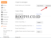 Tips Cepat Backup Artikel di Blogger.com