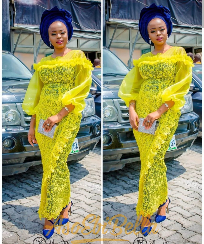 #EbFabLook Vol 47: Try This New Ladies Aso-Ebi Style Worn From 2nd-10th March 2019