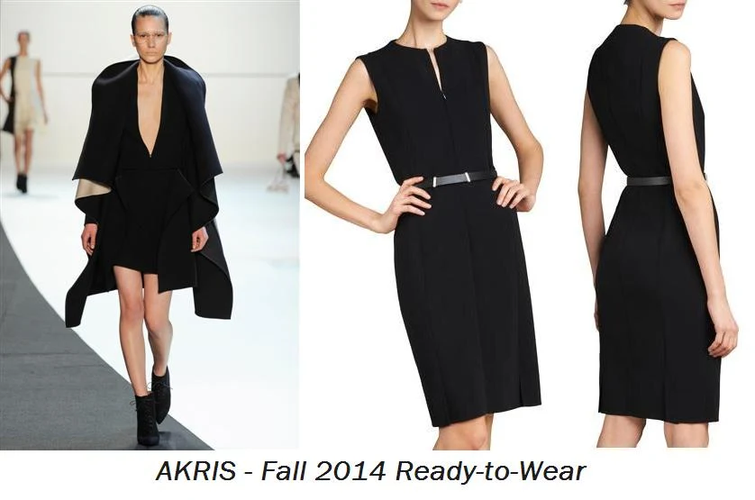 Akris Front-Double-Face-Dress - AKRIS Fall 2014 Ready-to-Wear