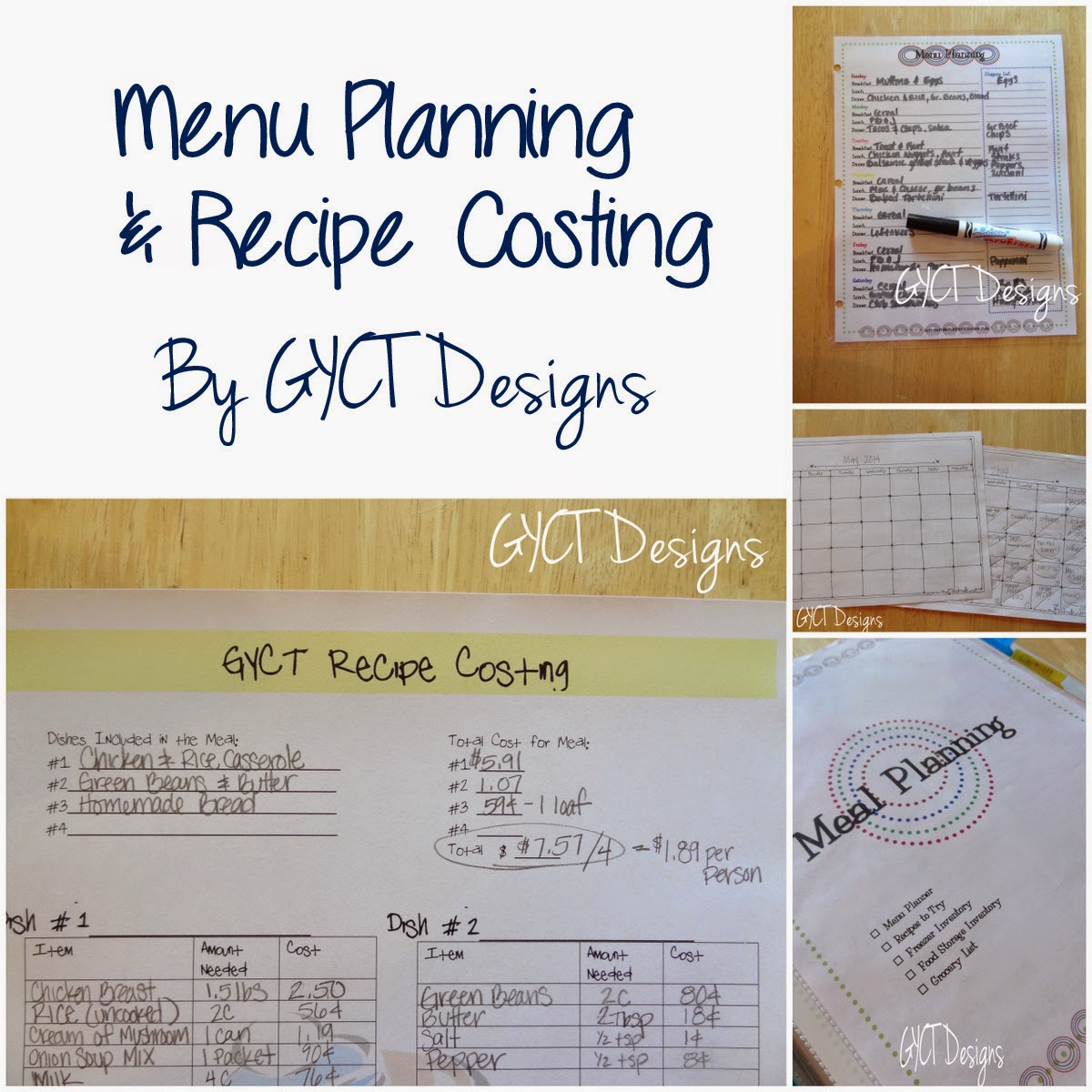 Menu Planning for Organize Me! Sizzlin' Summer | Sew Simple Home