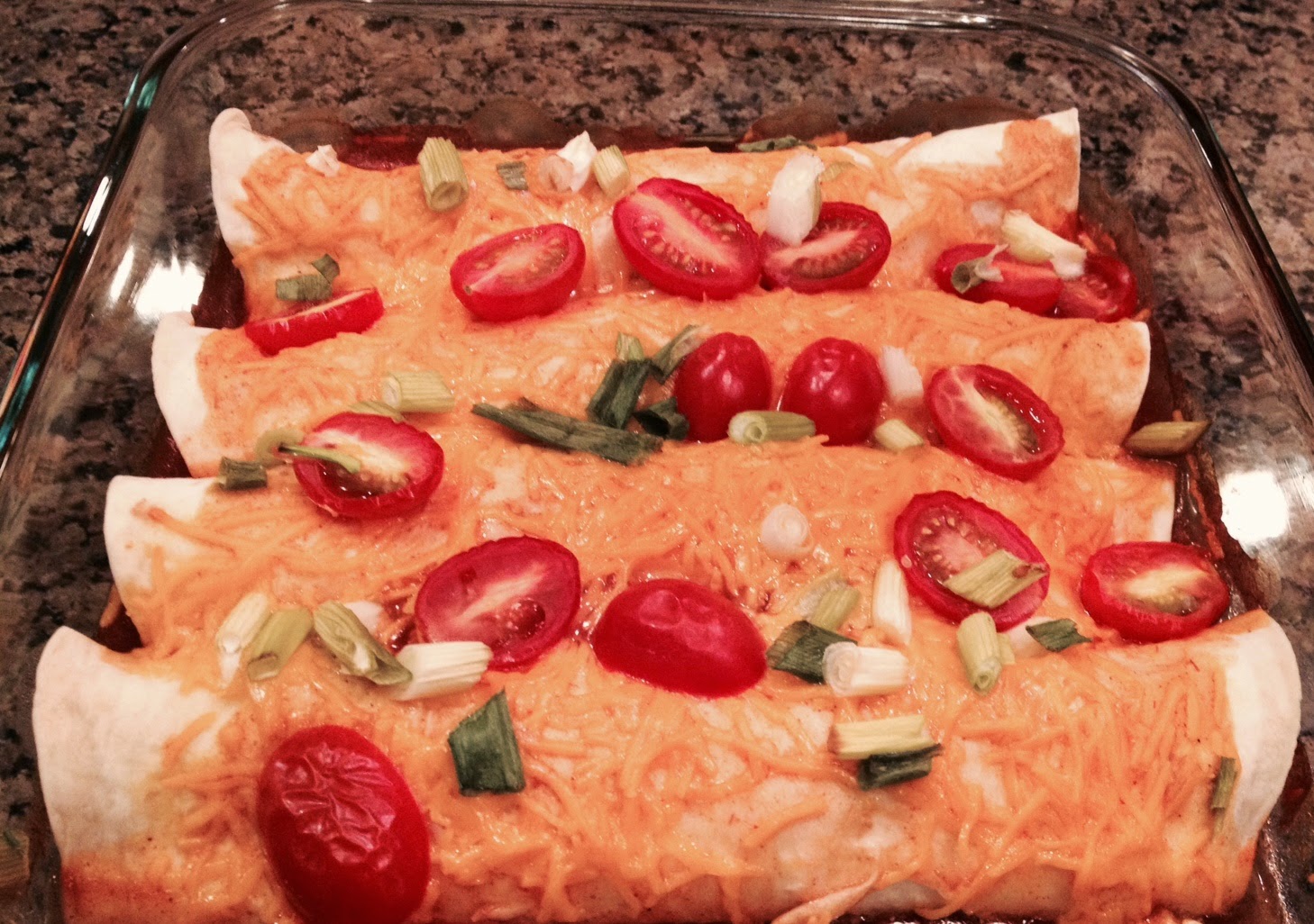 Stephanie's Recipes for Living Oven Baked Turkey Enchiladas