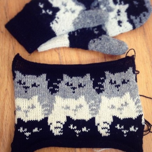 Beautiful Skills Crochet Knitting Quilting Cat Mittens Free Pattern