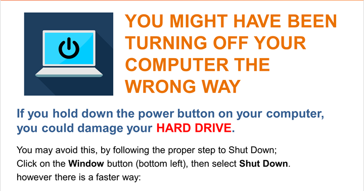 SHUT DOWN YOUR COMPUTER PROPERLY - UniFi Specialist by TM