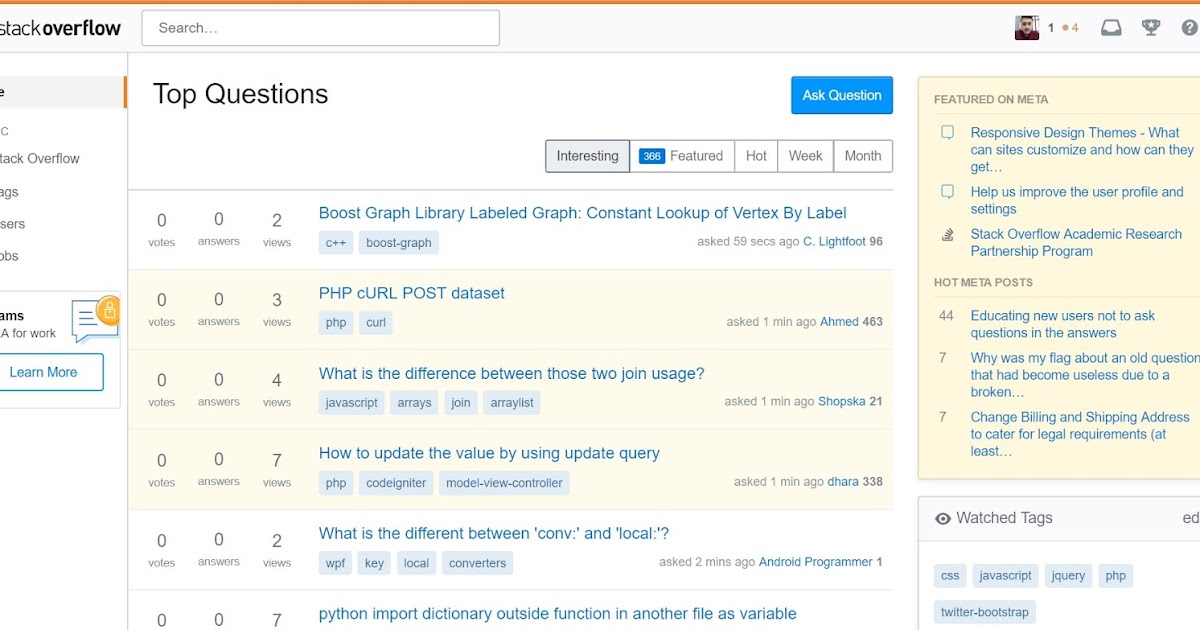 Stackoverflow Forum For Software Developer