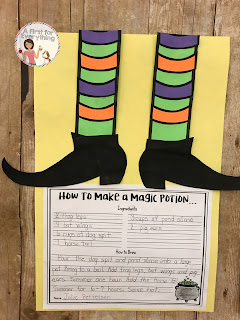 Your first, second, and third grade students will love making this fun, engaging, and adorable Halloween themed witch writing craftivity! With six different writing prompts to choose from in both primary lined and single lined spaced options, these look adorable displayed in the hallway or on a bulletin board.