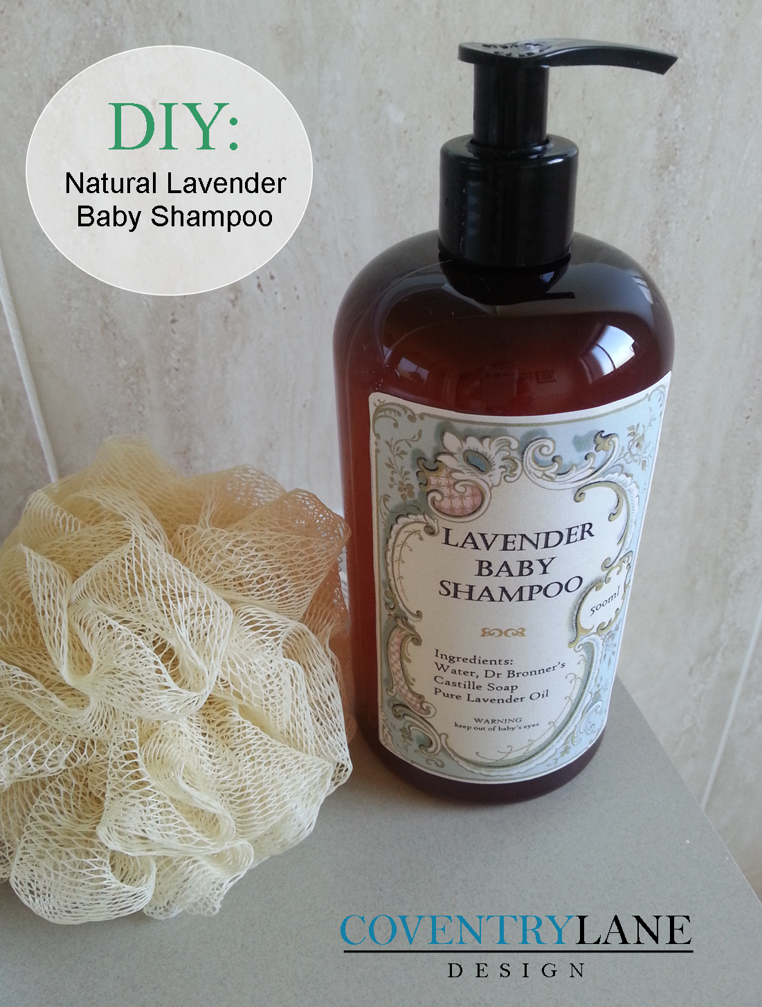 Coventry Lane Design Natural Lavender Baby Shampoo