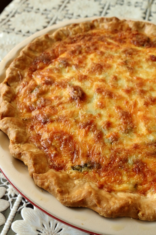 Mission: Food: Homemade Quiche Using Leftovers