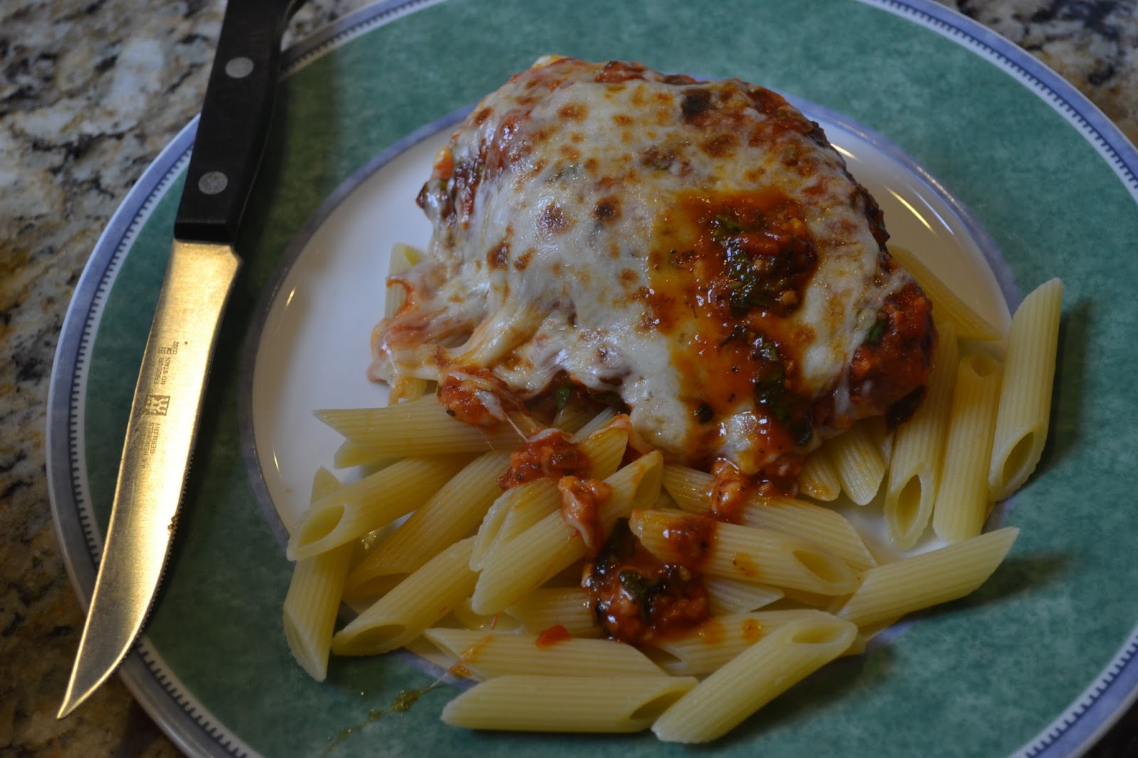 Al's Recipe Reviews Chicken with PepperoniMarinara Sauce