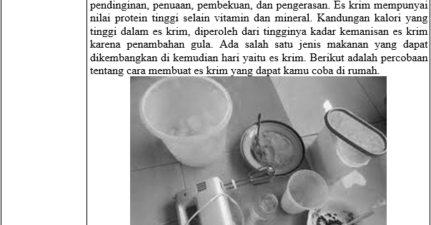 Menelaah Dan Merevisi Teks Rekaman Percobaan Membuat Es