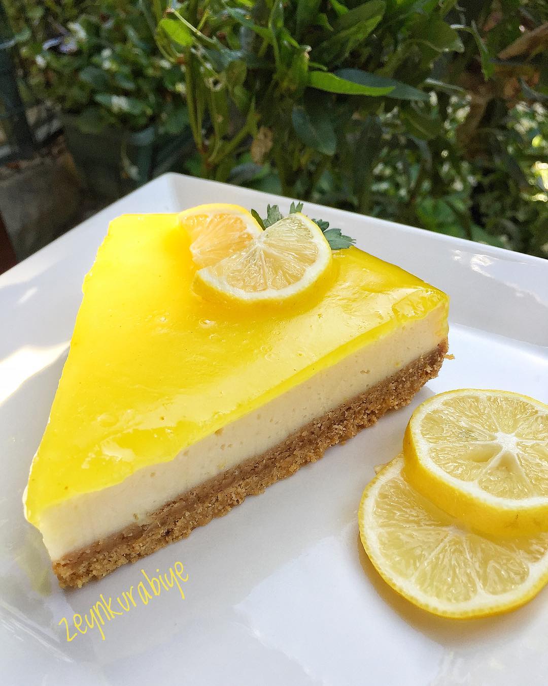 Limonlu Chesecake Lezzetli Sunumlar