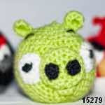 patron gratis cerdo angry bird amigurumi | free amiguru pattern pig angry bird