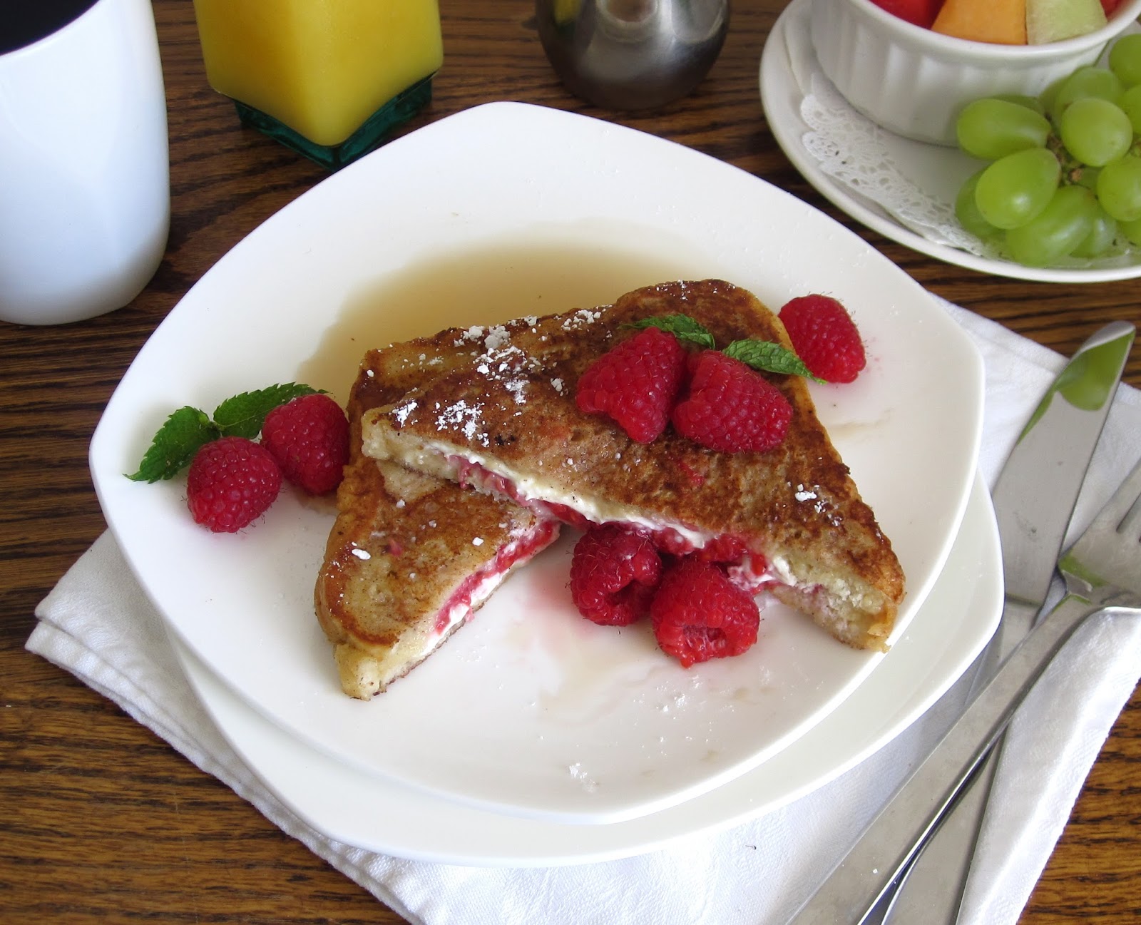 Raspberry Cheesecake Stuffed French Toast The Lindsay Ann