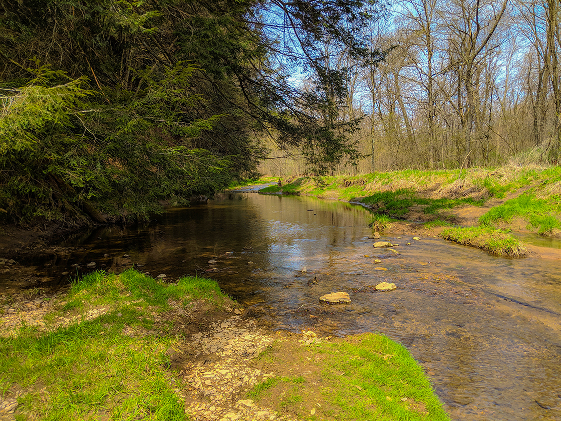 Hiking Honey Creek State Natural Area