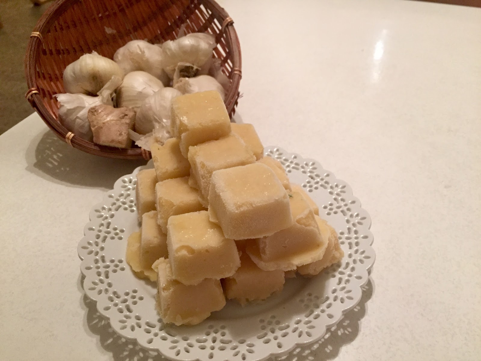 GINGER GARLIC PASTE frozen cubes