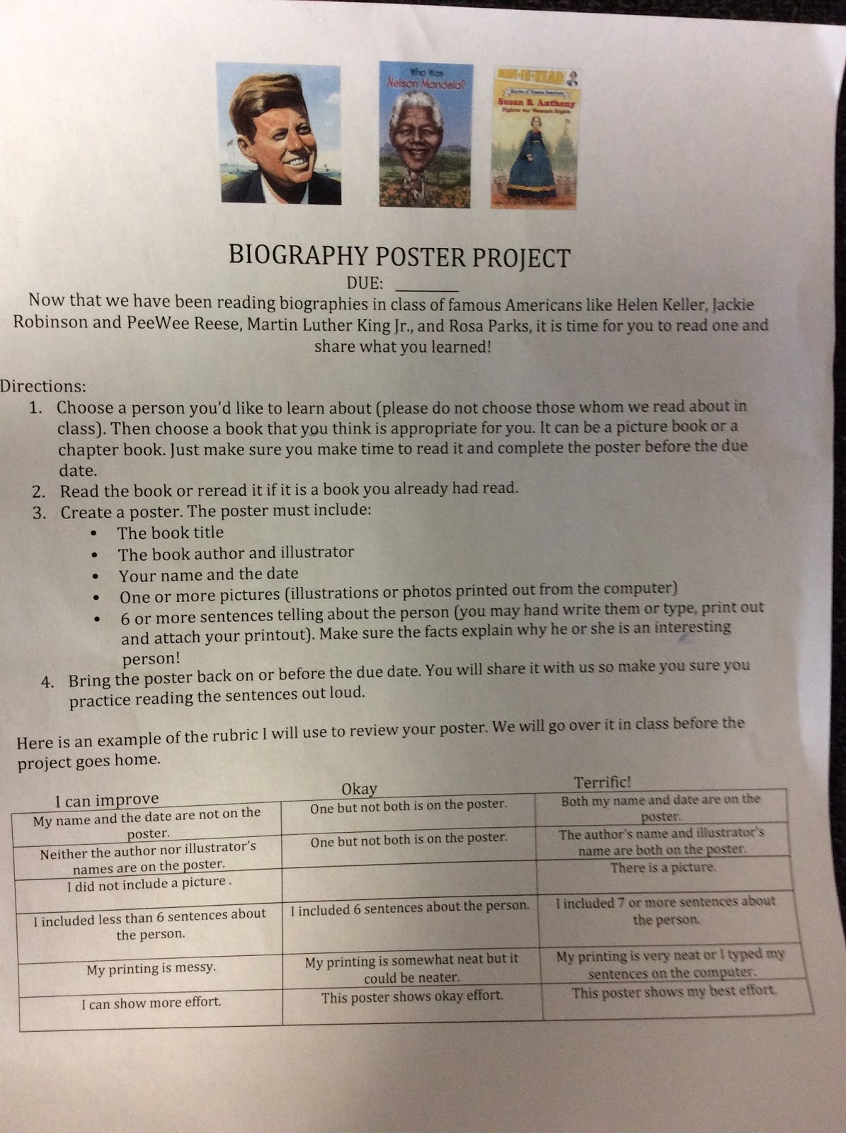 Biography Poster Project