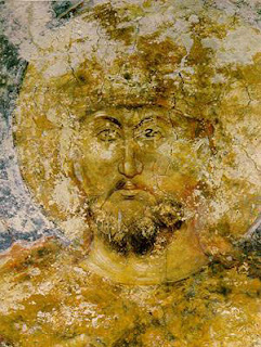 Icon of Tsar Dushan,,Dechani 1348, Serbia